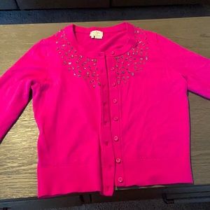GUC Kate spade Tokyo grid jeweled sweater